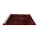 Modern Red Washable Rugs