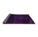 Sideview of Abstract Pink Modern Rug, abs2447pnk