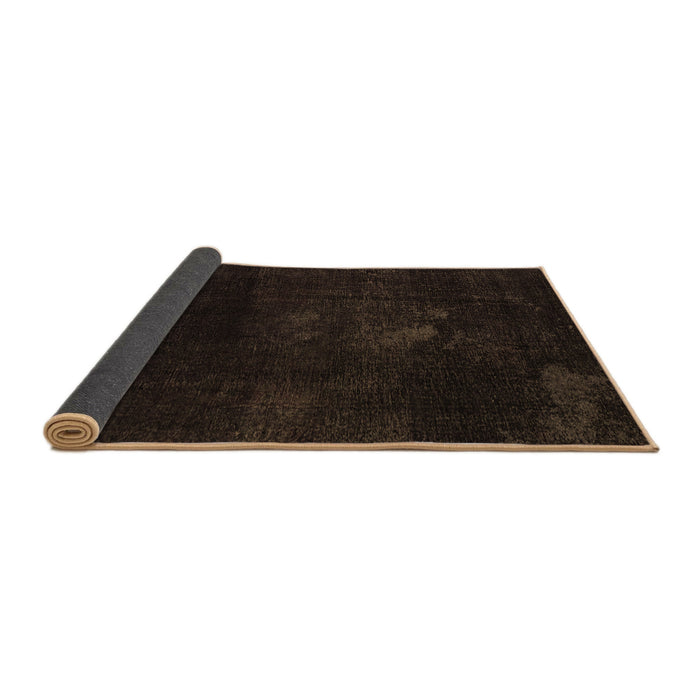 Sideview of Abstract Brown Modern Rug, abs2447brn