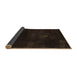 Sideview of Abstract Brown Modern Rug, abs2447brn