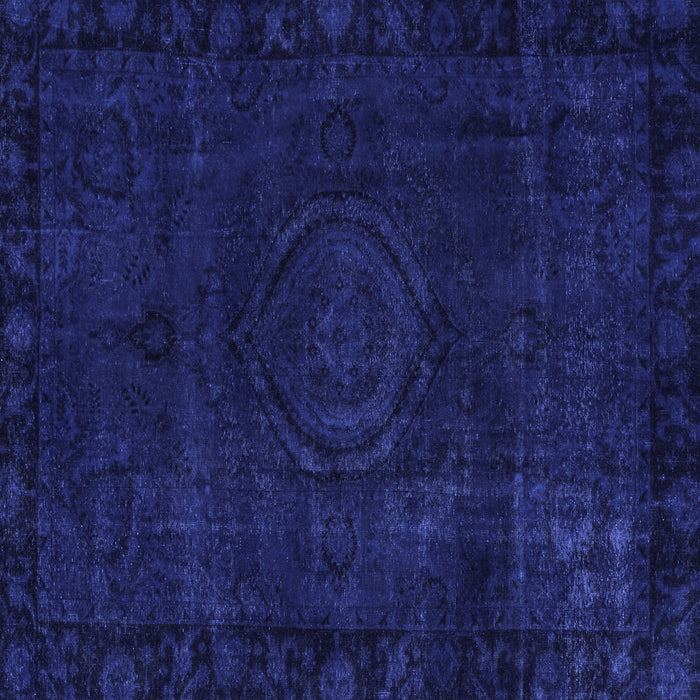 Square Persian Blue Bohemian Rug, abs2448blu