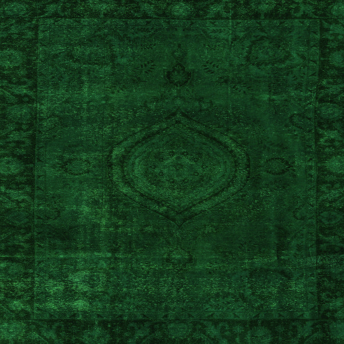 Square Machine Washable Persian Green Bohemian Area Rugs, wshabs2448grn