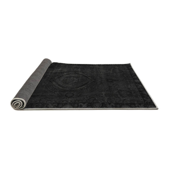 Sideview of Persian Gray Bohemian Rug, abs2448gry