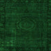 Square Persian Green Bohemian Rug, abs2448grn