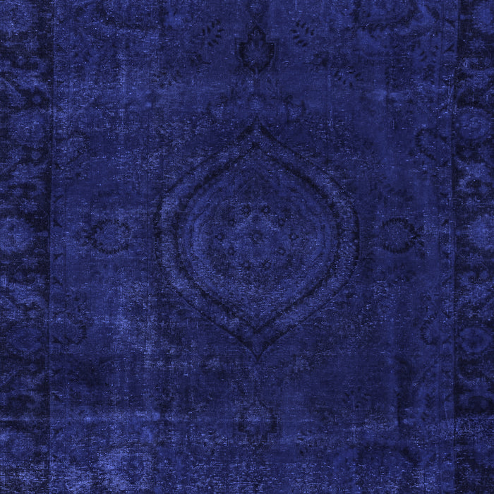 Machine Washable Persian Blue Bohemian Rug, wshabs2448blu
