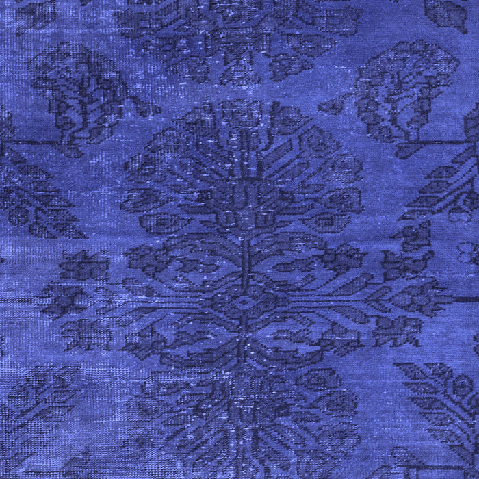 Abstract Blue Modern Rug, abs2449blu