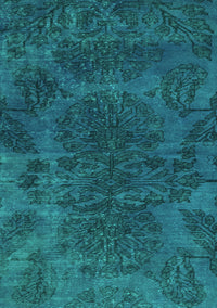 Abstract Turquoise Modern Rug, abs2449turq