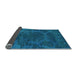 Sideview of Abstract Light Blue Modern Rug, abs2449lblu