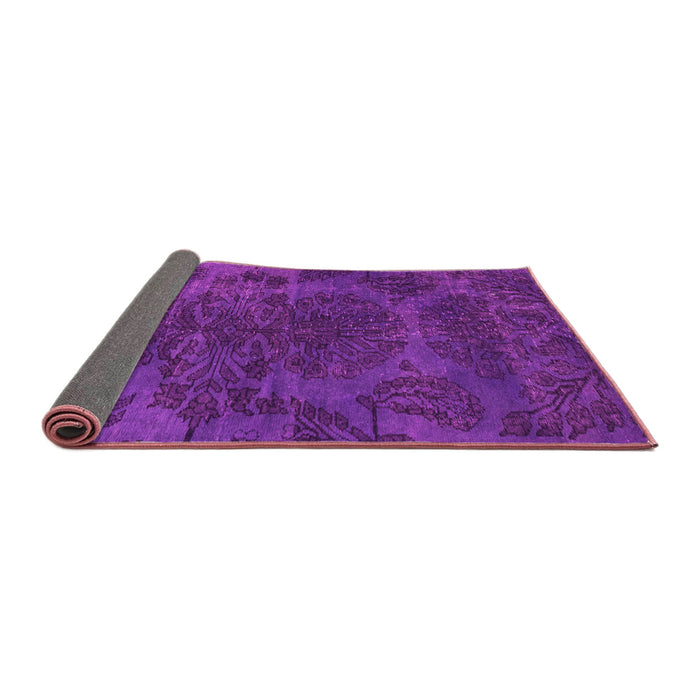 Sideview of Abstract Pink Modern Rug, abs2449pnk