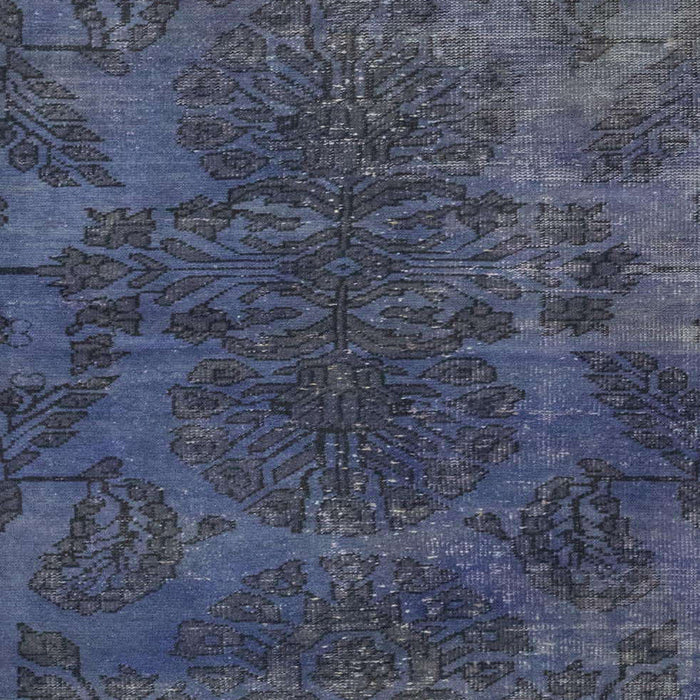 Abstract Dark Blue Grey Blue Modern Rug, abs2449