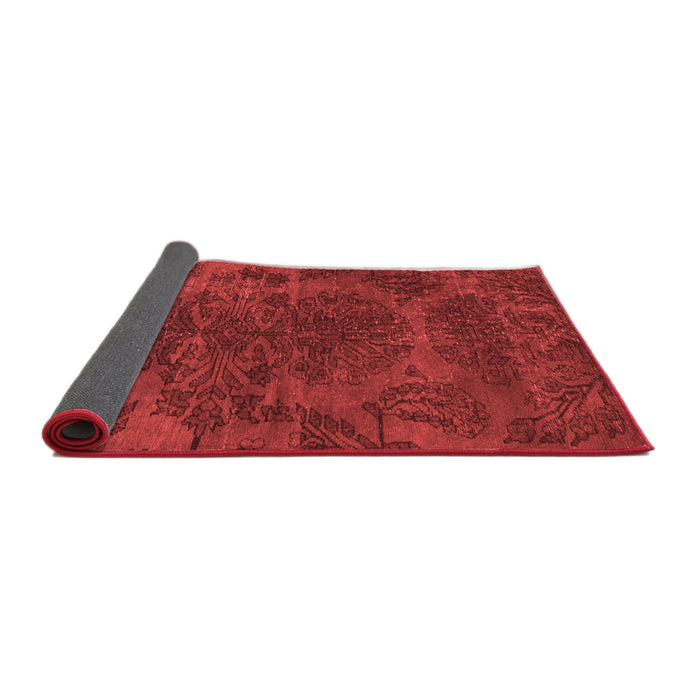Abstract Red Modern Area Rugs