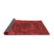 Abstract Red Modern Area Rugs