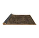 Sideview of Abstract Brown Modern Rug, abs2449brn