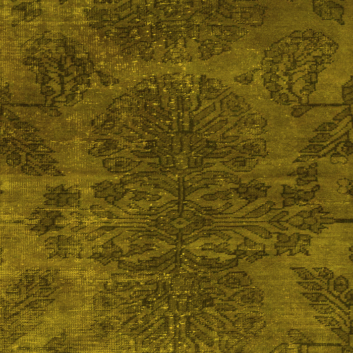 Machine Washable Abstract Yellow Modern Rug, wshabs2449yw