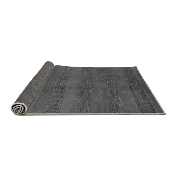 Sideview of Abstract Gray Modern Rug, abs244gry
