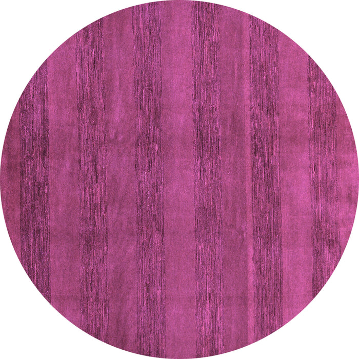 Round Abstract Purple Modern Rug, abs244pur