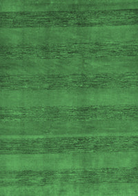 Abstract Emerald Green Modern Rug, abs244emgrn