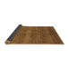 Sideview of Abstract Brown Modern Rug, abs244brn