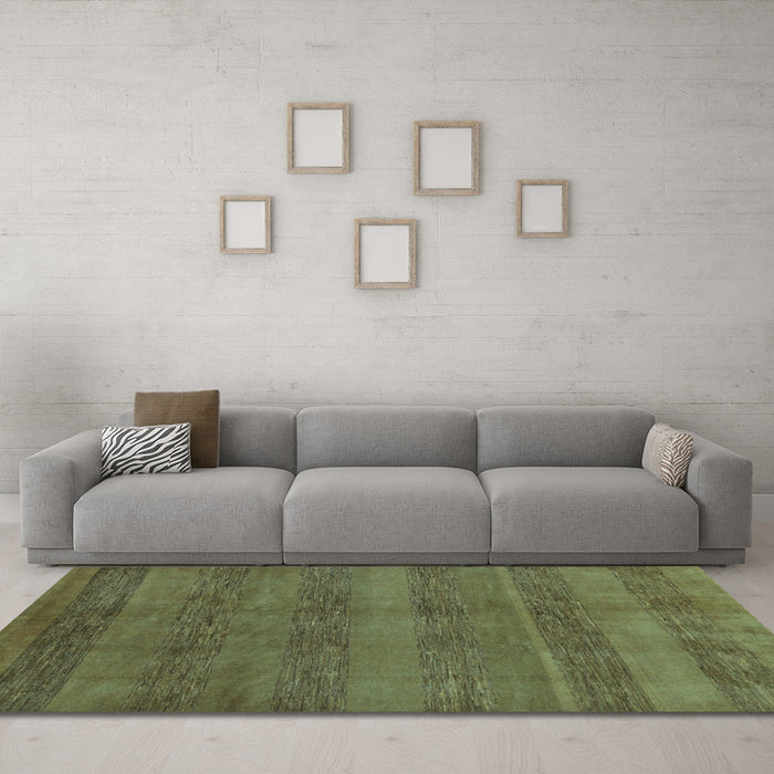 Machine Washable Abstract Light Blue Modern Rug in a Living Room, wshabs244lblu