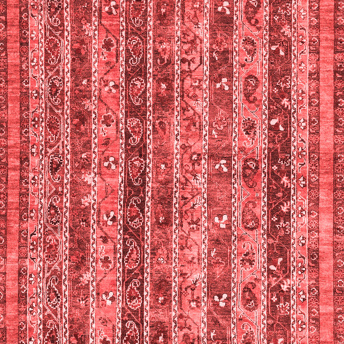 Machine Washable Abstract Red Modern Rug, wshabs2450red