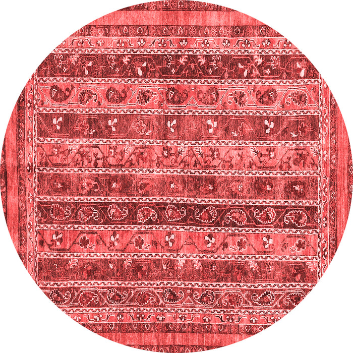 Machine Washable Abstract Red Modern Rug, wshabs2450red