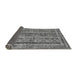 Sideview of Abstract Gray Modern Rug, abs2450gry