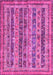 Machine Washable Abstract Pink Modern Rug, wshabs2450pnk