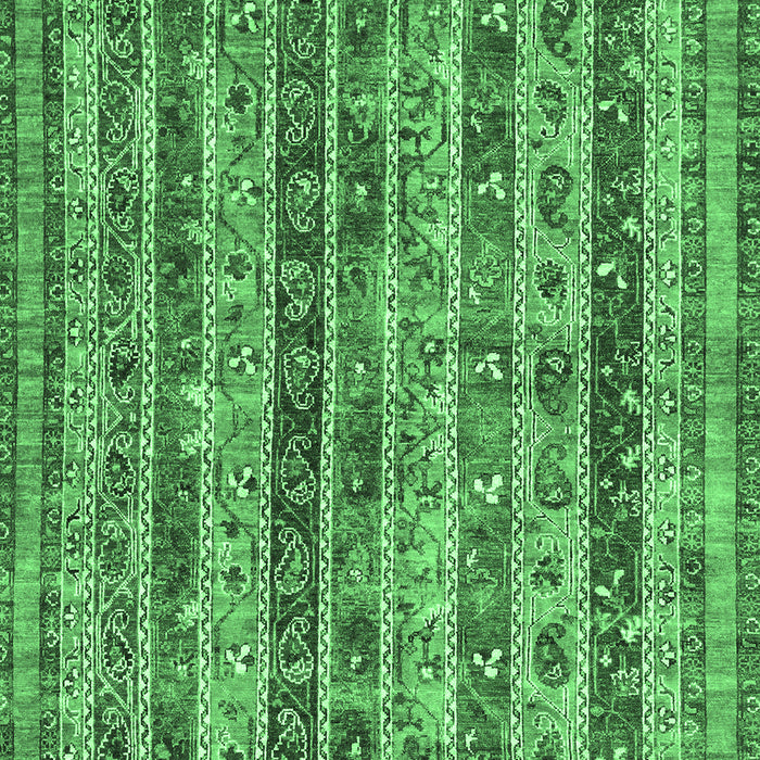Machine Washable Abstract Emerald Green Modern Area Rugs, wshabs2450emgrn