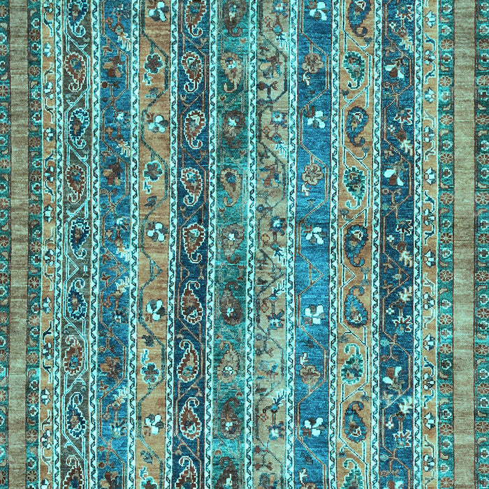 Machine Washable Abstract Light Blue Modern Rug, wshabs2450lblu