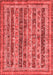 Abstract Red Modern Area Rugs