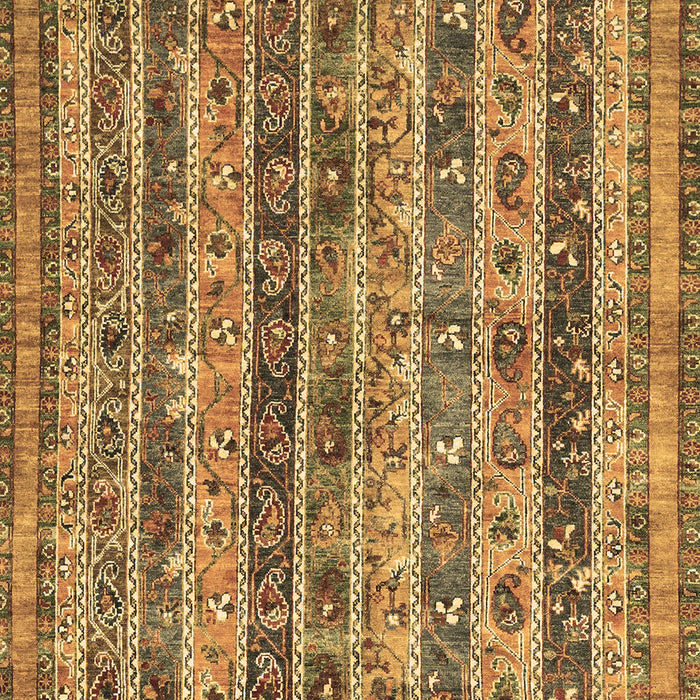Machine Washable Abstract Brown Modern Rug, wshabs2450brn