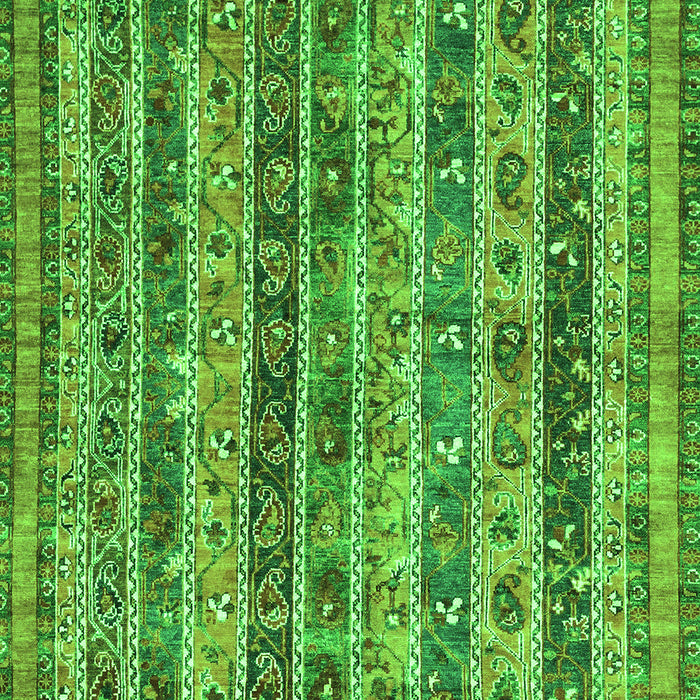 Machine Washable Abstract Green Modern Area Rugs, wshabs2450grn