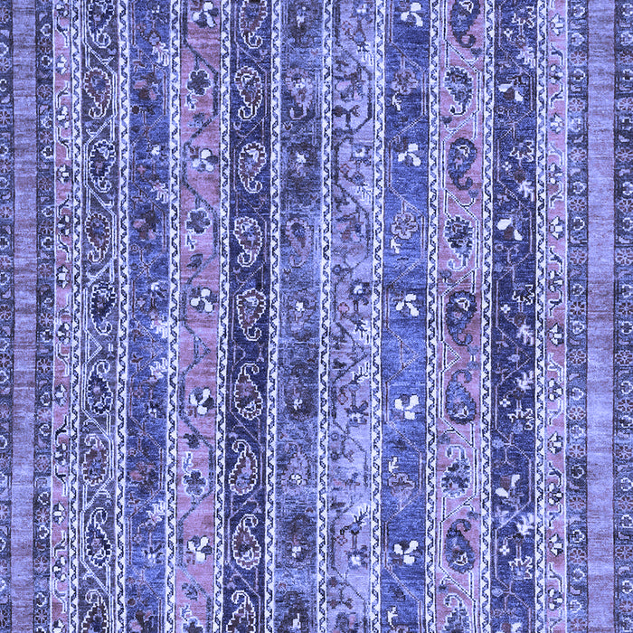 Abstract Blue Modern Rug, abs2450blu