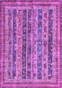 Abstract Purple Modern Rug, abs2450pur