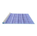 Sideview of Machine Washable Abstract Blue Modern Rug, wshabs2451blu