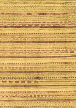 Abstract Brown Modern Rug, abs2451brn