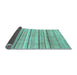 Sideview of Abstract Light Blue Modern Rug, abs2451lblu