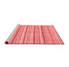 Modern Red Washable Rugs