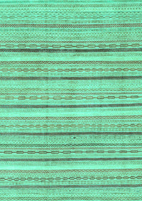 Abstract Turquoise Modern Rug, abs2451turq