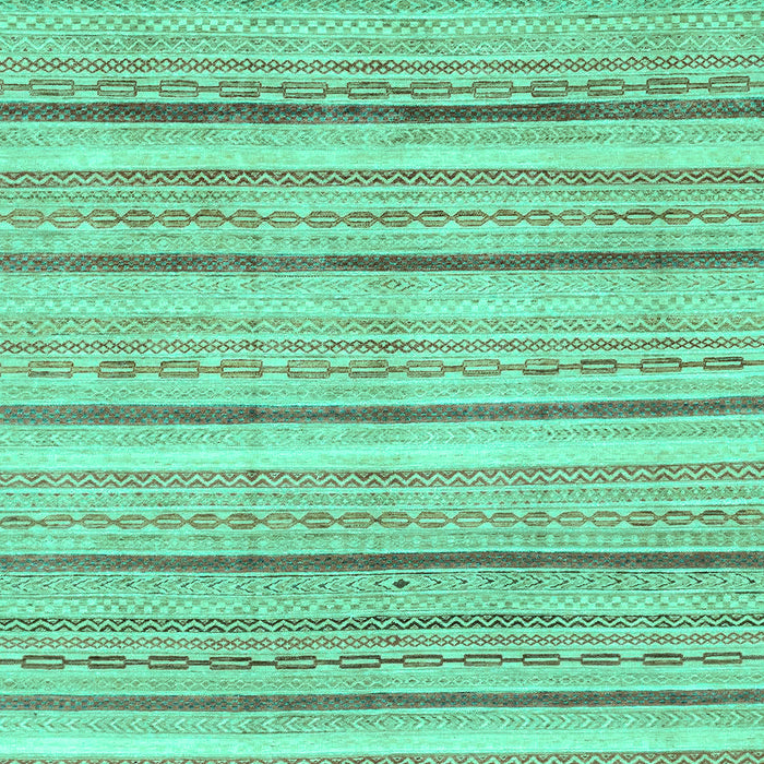 Abstract Turquoise Modern Rug, abs2451turq