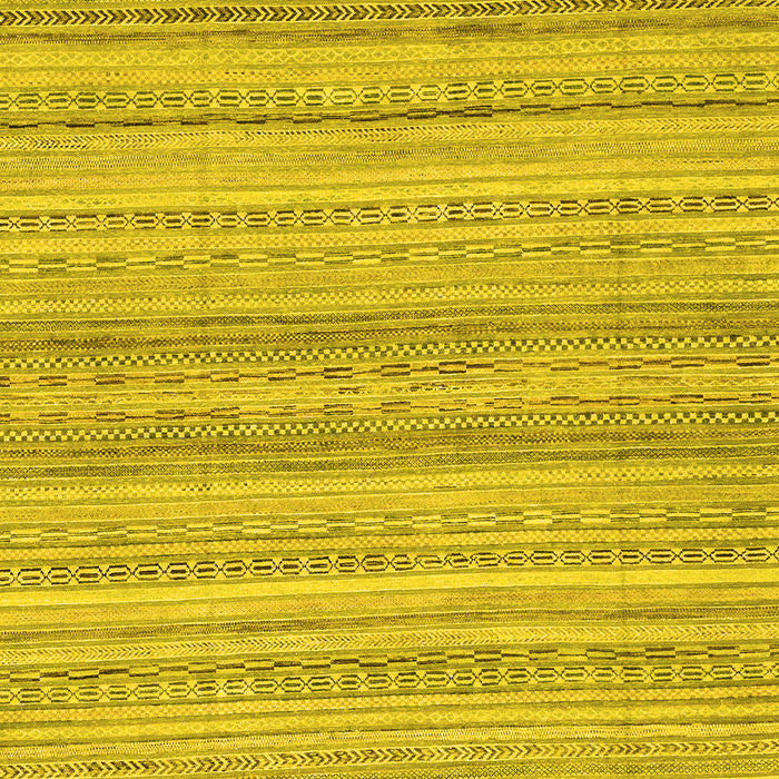 Machine Washable Abstract Yellow Modern Rug, wshabs2452yw