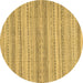 Round Abstract Brown Modern Rug, abs2452brn