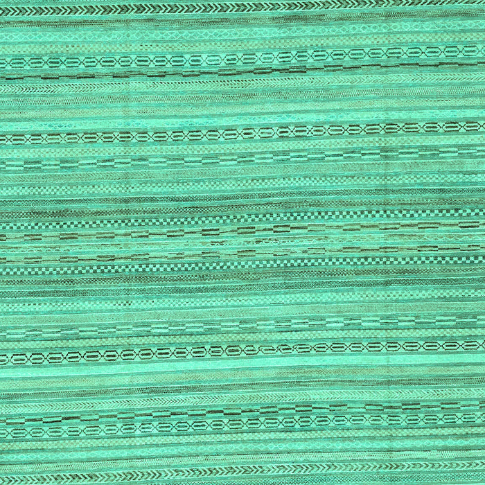 Machine Washable Abstract Turquoise Modern Area Rugs, wshabs2452turq