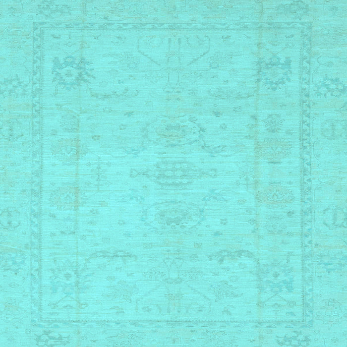 Square Machine Washable Abstract Light Blue Modern Rug, wshabs2453lblu