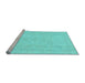 Sideview of Machine Washable Abstract Light Blue Modern Rug, wshabs2453lblu