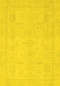 Abstract Yellow Modern Rug, abs2453yw