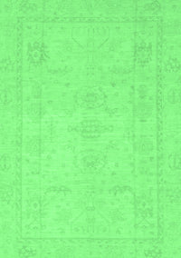 Abstract Emerald Green Modern Rug, abs2453emgrn