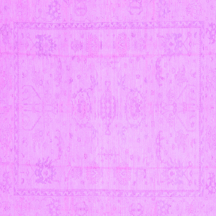 Square Machine Washable Abstract Purple Modern Area Rugs, wshabs2453pur