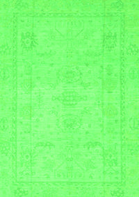 Abstract Green Modern Rug, abs2453grn