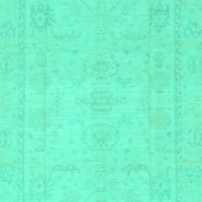 Machine Washable Abstract Turquoise Modern Area Rugs, wshabs2453turq